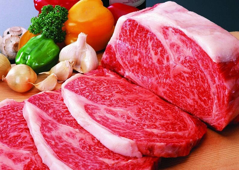 carne veteada para potencia