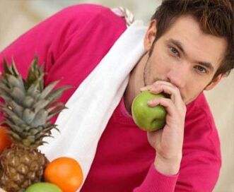 vitaminas para hombres en frutas