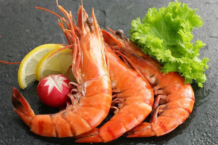 camarones para aumentar la potencia